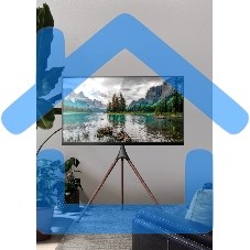 Подставка для телевизора Cactus CS-ST1246BKWN черный/орех 45