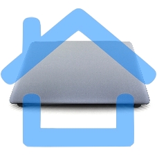 Крышка матрицы для Asus X441 серая