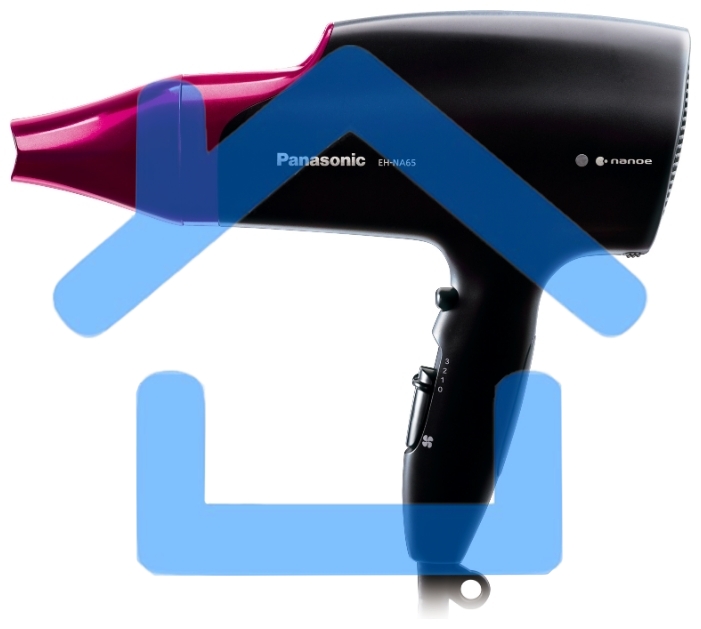 Фен Panasonic EH-NA65 2000Вт черный/розовый