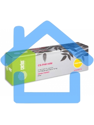 Картридж лазерный Cactus CS-PH6140M (106R01482) пурпурный (2000 стр.) для Xerox 6140