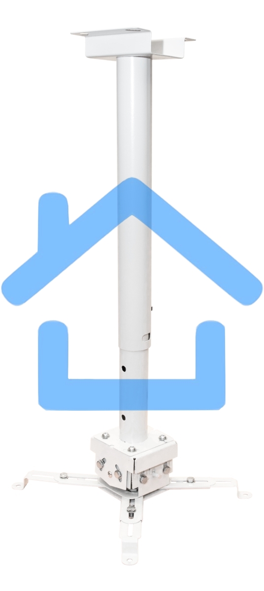 Крепление для проектора, с круглой штангой 120см, цв. белый