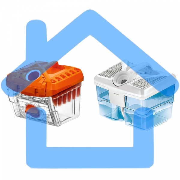 Моющий пылесос Thomas DryBOX + AquaBOX Cat&Dog белый/оранжевый, 325/1700Вт, уборка сухая, пылесборник контейнер 2.6 л