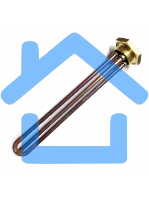 Нагревательный элемент для бойлера, ТЭН, RDT TW3 PA - 1200 Вт, фланец М6, 42 мм