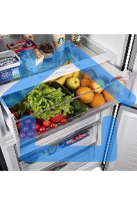 Холодильник Maunfeld MFF1857NFSB черный мат. инвертер двухкамерный 336/117л морозилка снизу