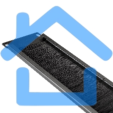 Кабельный органайзер c щеточным вводом ExeGate BP19-2UM (19