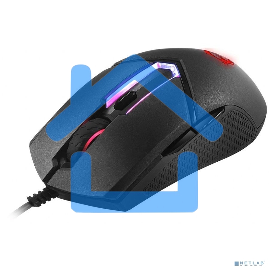 Мышь проводная MSI Clutch GM30 черный, 6200 dpi, USB, кнопки - 6