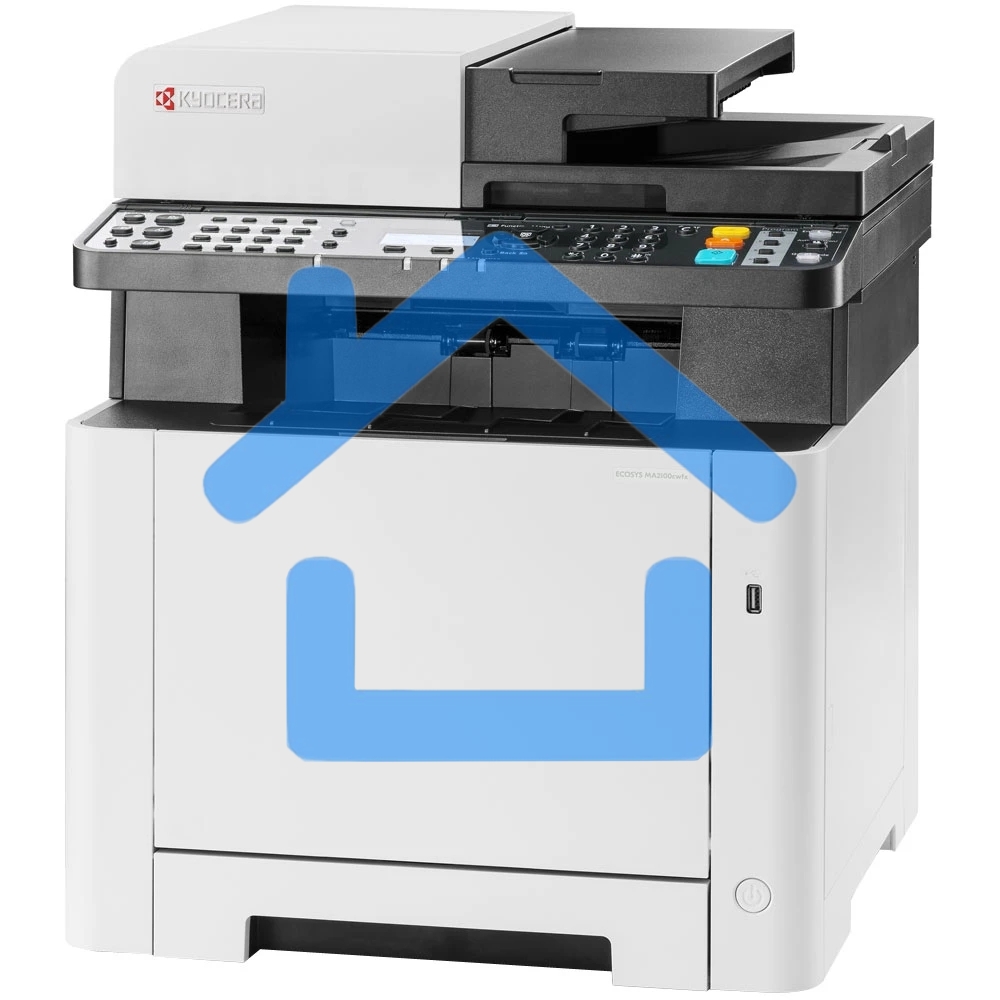 МФУ лазерное Kyocera Ecosys MA2100cfx (110C0B3NL0), A4, цветной, печ. до 21 стр/мин., скан. до 30 стр/мин. (ч/б) 23 стр/мин. (цвет), 1200 x 1200 dpi (печать) 600x600 dpi (скан.), USB, RJ-45, Air Print, Mopria