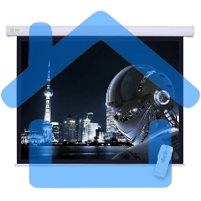 Экран Cactus 124.5x221см Motoscreen CS-PSM-124x221 16:9 настенно-потолочный рулонный белый (моторизованный привод)