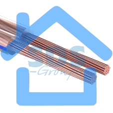 Кабель акустический Rexant 2х0,50 мм², прозрачный BLUELINE, мини-бухта 20 м 01-6203-3-20