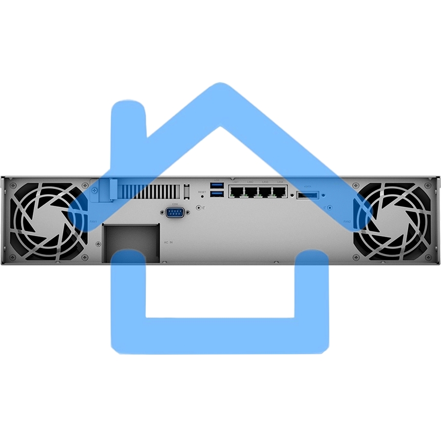 Сетевое хранилище Synology Rack 2U, QC2.2GHzCPU/4GbDDR4(upto32)/RAID0,1,5,6,10/upto 8 hot plug HDDs SATA(3,5'or2,5')(upto 12 with RX418)/2xUSB3.2/1eSATA/iSCSI/4xGbE(+1Expslot)/2xIPcam(upto 40)/2xPS/norail
