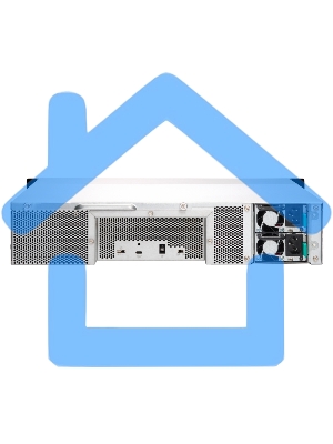 Полка расширения сетевого хранилища без дисков SMB QNAP TL-R1200C-RP USB 3.2 Gen 2 Type-C JBOD storage enclosure, 12-tray 3,5