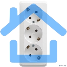 Тройная розетка Schneider Electric ЭТЮД O/У с заземлением без шторок 16А 250B, БЕЛЫЙ, Россия