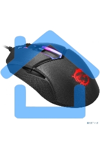 Мышь проводная MSI Clutch GM30 черный, 6200 dpi, USB, кнопки - 6