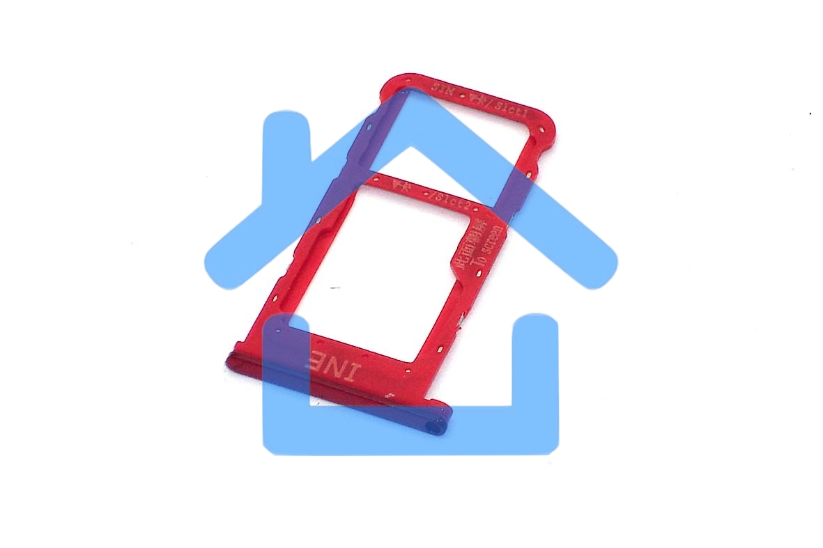 Лоток для SIM-карты Huawei Nova 3i красный