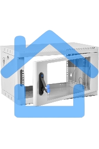 Шкаф коммутационный ЦМО (ШРН-6.500) напольный 6U 600x500мм пер.дв.стекл 200кг серый 470мм 180град.