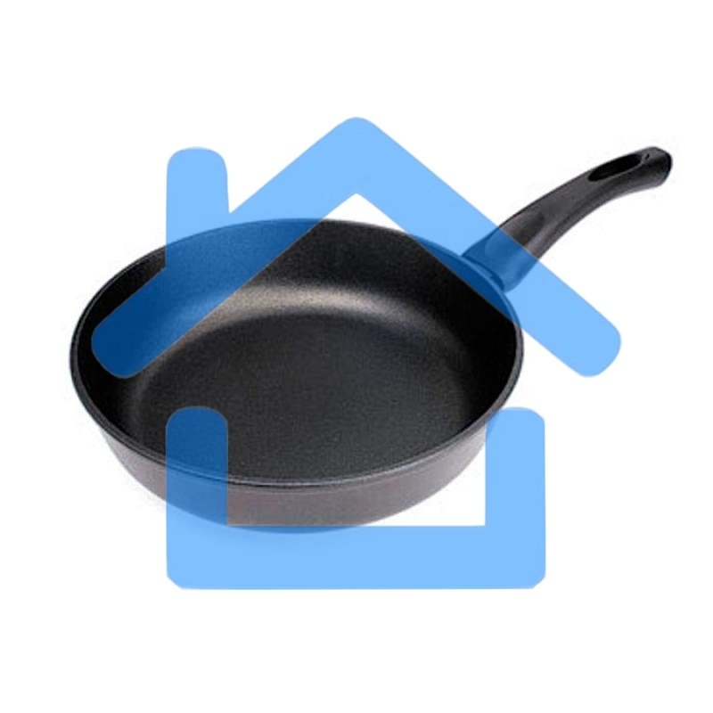 Сковорода НЕВА МЕТАЛЛ 9128 д.28(Диаметр 28 см. 4-х слойное антипригарное покрытие ТИТАН пк равномерно нагревается за счет особой конструкции корпуса по принципу 