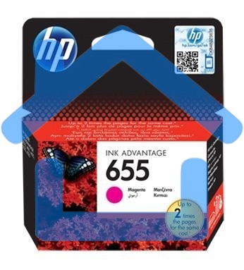 Картридж струйный HP 655 CZ111AE пурпурный для HP DJ IA 3525/4615/4625/5525/6525 (600стр.)