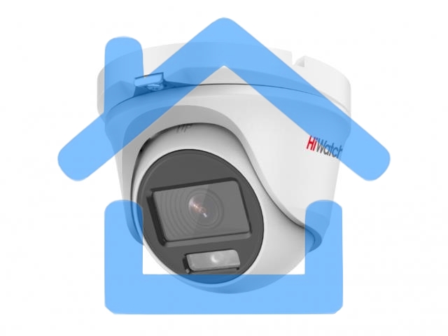 Камера видеонаблюдения аналоговая HiWatch DS-T503L 2.8-2.8мм HD-CVI HD-TVI цв. корп.:белый