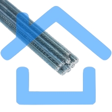 Шпилька резьбовая KRANZ DIN 975, M6х1000, групповой пакет (10 шт./уп.)