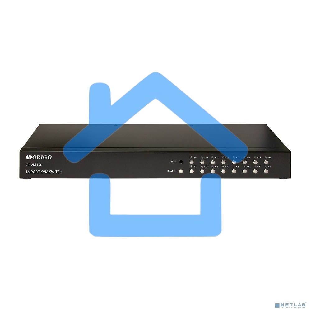 Переключатель KVM 16-портовый ORIGO OKVM450/A1A с портами VGA и USB