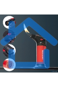 Турбо горелка GT-11, заправляемая, красная Rexant