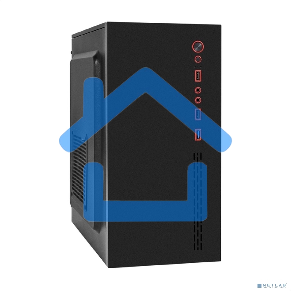 Компьютерный корпус Minitower ExeGate BAA-403U (mATX, без БП, 1*USB/1*USB 3.0, HD Audio, черный)