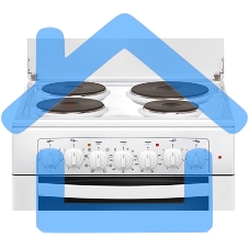 Плита электрическая Gefest 6140-02 белый, конфорок 4 электрических, духовка 55 л, 60 см x 85 см x 60 см