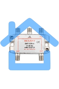 Делитель ТВ х 4 под F разъем 5-2500 МГц 