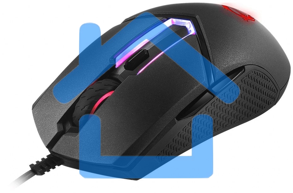 Мышь проводная MSI Clutch GM30 черный, 6200 dpi, USB, кнопки - 6