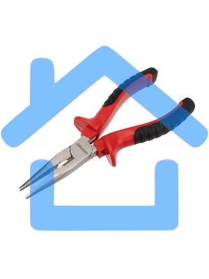 Тонкогубцы Rexant 160 мм никелированные, двухкомпонентные рукоятки