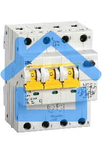 Выключатель автоматический дифференциального тока 4п (3P+N) C 16А 30мА тип A 6кА АВДТ-34 ИЭК MAD22-6-016-C-30