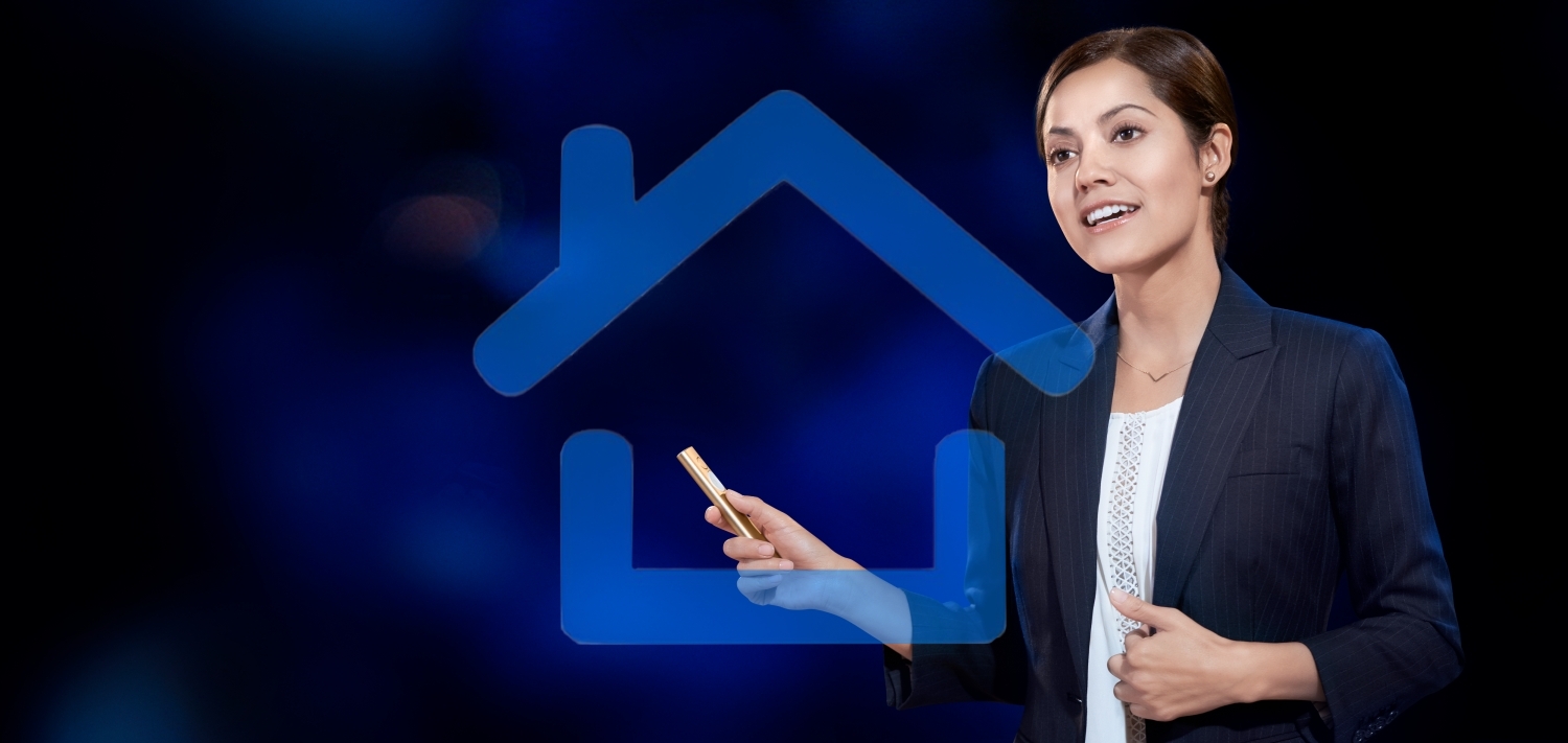 Презентер Logitech Spotlight золотистый, радиоканал, USB, кнопки - 3