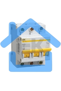 Выключатель автоматический модульный 3п D 20А 4.5кА ВА47-29 ИЭК MVA20-3-020-D