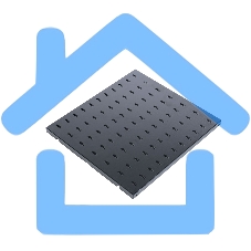 Полка перфорированная, глубина 620 мм, черный (СВ-62-9005)