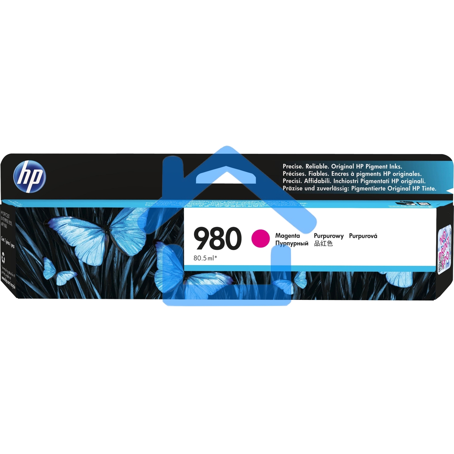 Картридж струйный HP D8J08A пурпурный для HP OJ Ent X585/X555 (6600стр.)