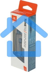 Наушники JBL Tune 110, 3.5 мм, внутриканальные, синий
