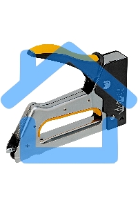 Степлер металлический, скобы в комплекте, 2К рукоятка, тип 53, 6-10 мм Denzel