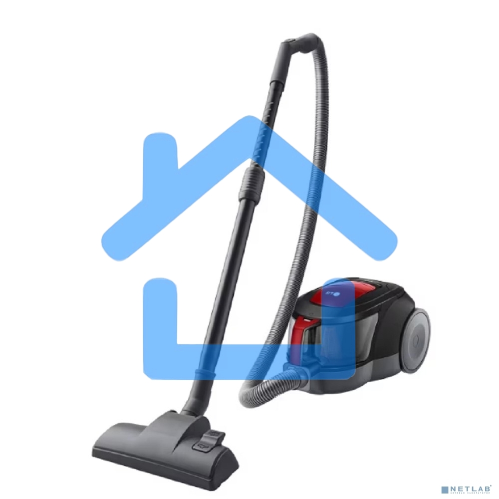 Пылесос LG VC5316NNTR черный/красный, 330/1600 Вт, уборка сухая, пылесборник контейнер 1.3 л