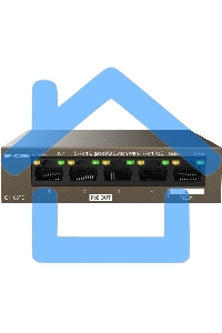 Гигабитный коммутатор IP-COM G1105PD-5-портовый PD с 4 портами PoE