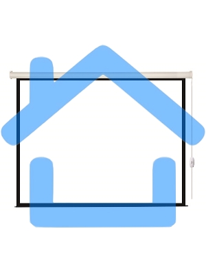 Экран с электроприводом Lumien Eco Control 128x171 см (раб. область 122х165 см) Matte White черная кайма по периметру 4:3