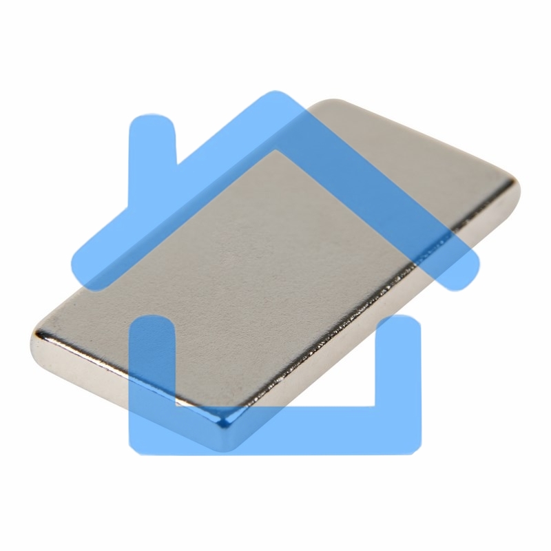 Неодимовый магнит прямоугольник 20х10х2мм сцепление 2,4 кг (упаковка 5 шт) Rexant