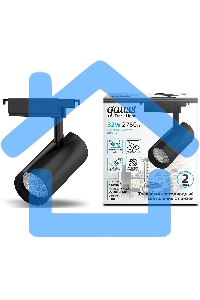 Светильник трековый цилиндр Gauss 32W 2940lm 4000K 180-220V IP20 75*216мм черный линза 36º LED