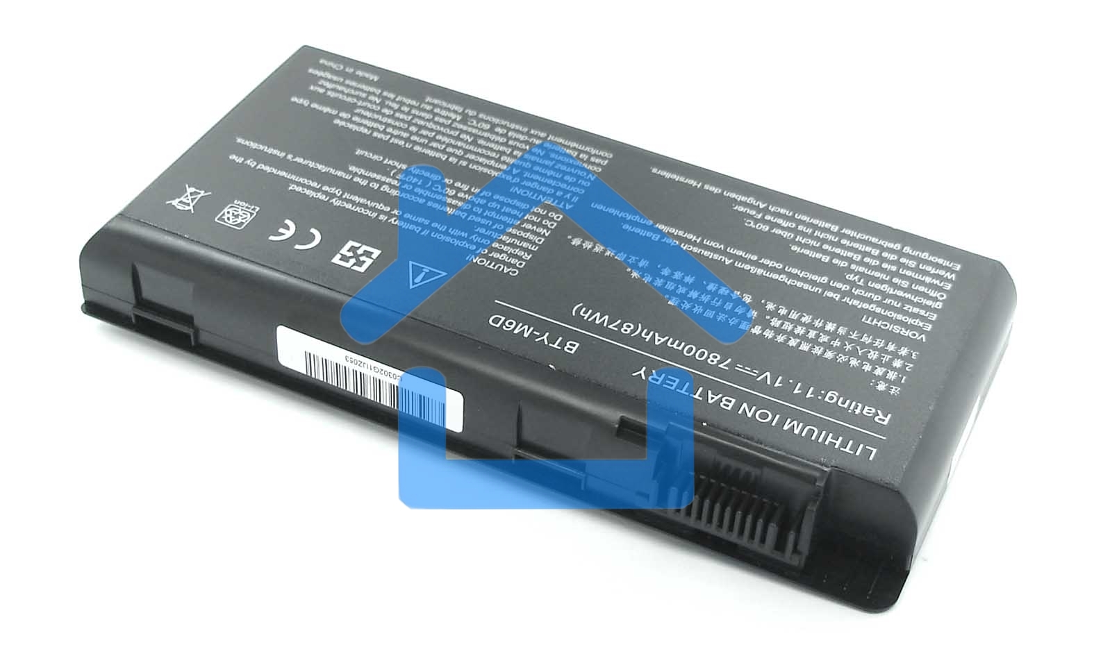 Аккумуляторная батарея для ноутбука MSI GT60, GT70 7800mAh OEM