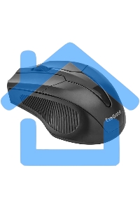 Мышь беспроводная ExeGate SR-9034 черный, 1600 dpi, радиоканал, USB, кнопки - 4