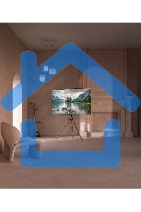 Подставка для телевизора Cactus CS-ST1246BKWN черный/орех 45