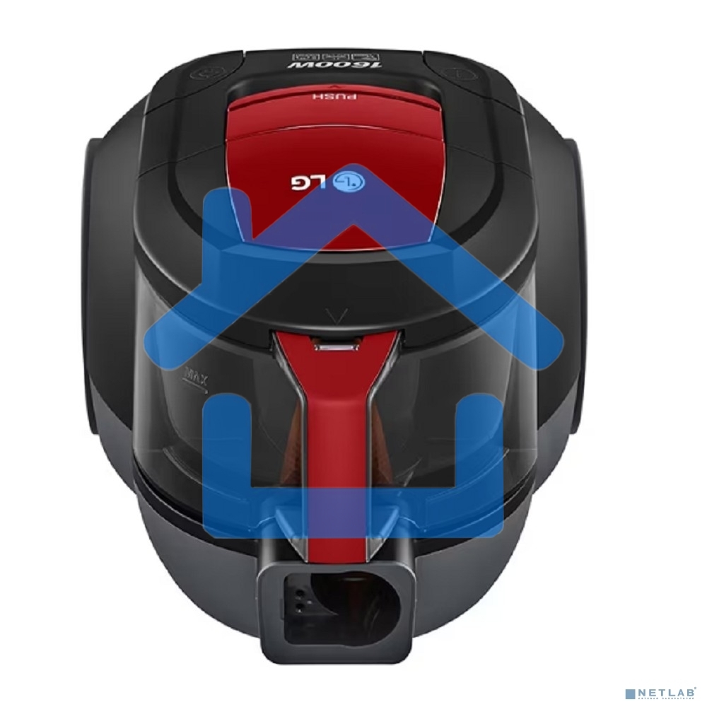 Пылесос LG VC5316NNTR черный/красный, 330/1600 Вт, уборка сухая, пылесборник контейнер 1.3 л