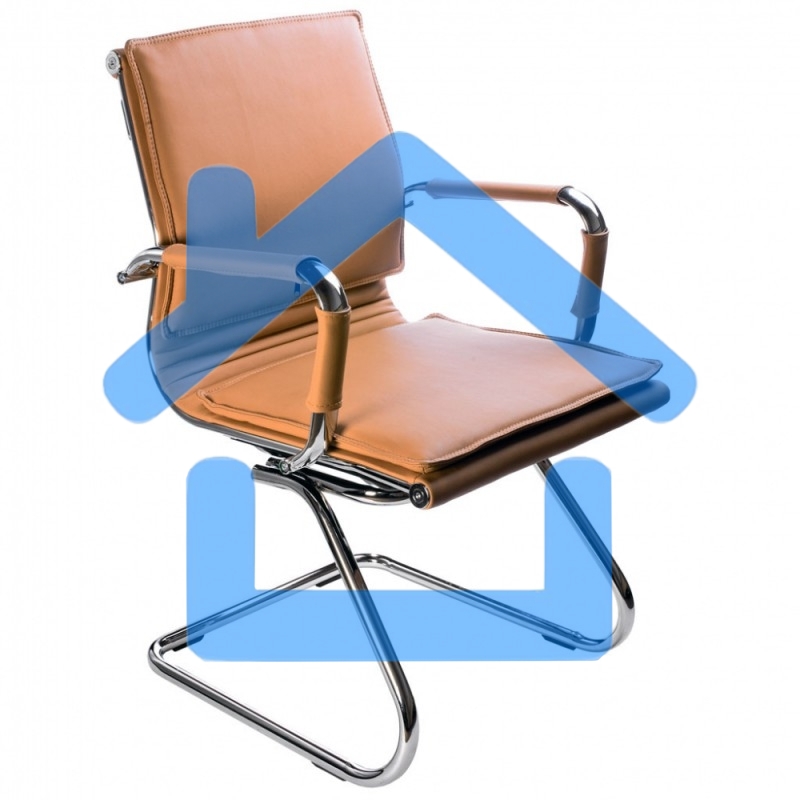 Кресло компьютерное Бюрократ CH-993-Low-V/Camel светло-коричневый, низкая спинка, искусственная кожа