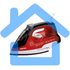 Утюг Centek CT-2347 RED 1800Вт, антипригар. подошва, паровой удар, самоочистка, 200мл