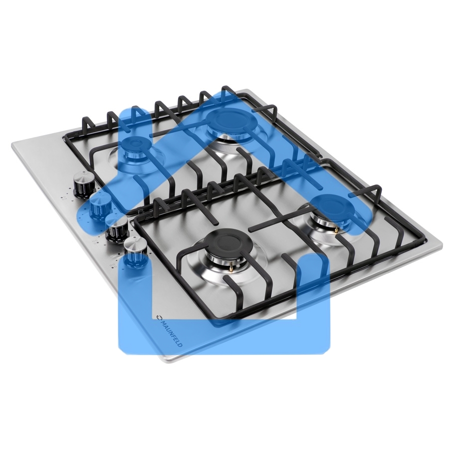Газовая варочная панель Maunfeld EGHS.64.3ES/G/ • Тип установки: независимая • Управление: фронтальное, переключатели поворотные • Нагревательный элемент: конфорка, 4шт • Мощность конфорок, Вт: 2600, 1700, 1700, 1000• Материал исполнения: нержавеющая стал