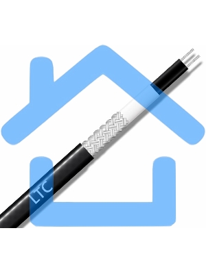 Кабель нагрев. саморег. 16Вт/м с экраном 220В (термопласт) EXTHERM LTC16-2CR